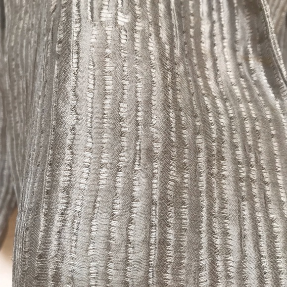 Eileen Fisher Silk Textured Open Front Blazer - Picture 9 of 11